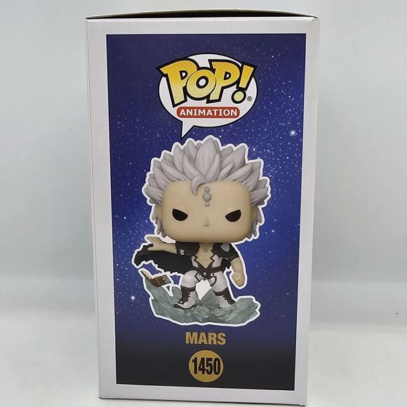 Funko Pop! Black Clover Mars #1450 Vinyl Figure Gamestop Exclusive w Protector - Picture 2 of 8